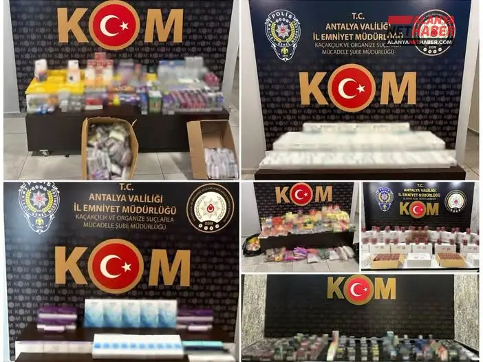 Antalya Emniyetinden Kaçakçılara Darbe