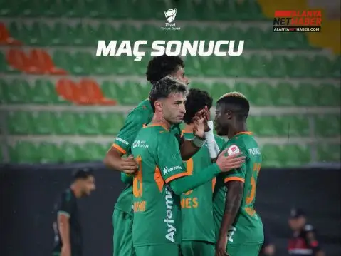 Corendon Alanyaspor Kupada Farklı Kazandı: 4-1