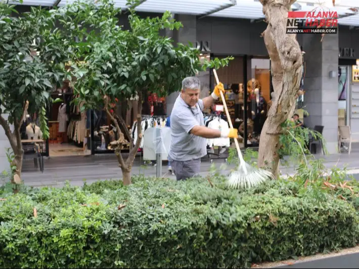 Kemer Liman Caddesi Kışa Hazırlanıyor
