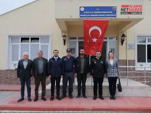 Mahmutlar Jandarma Karakolu Önüne Estetik Düzenleme