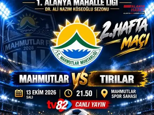Mahmutlar Tayfa Tribünde Mahmutlar FK Sahada