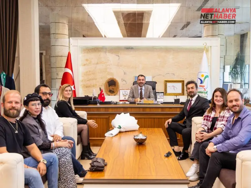 Visit to Mayor Çiftçi from Manavgat Chamber of Interior Architects