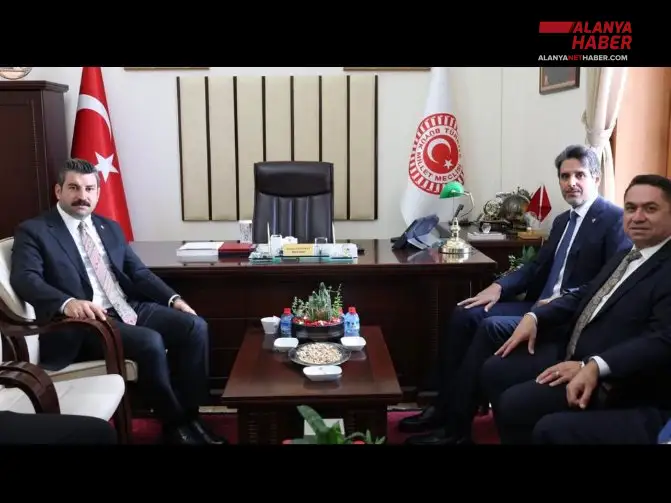 Mecliste Alanya Teması ALKÜ Heyetinden Vekile Ziyaret