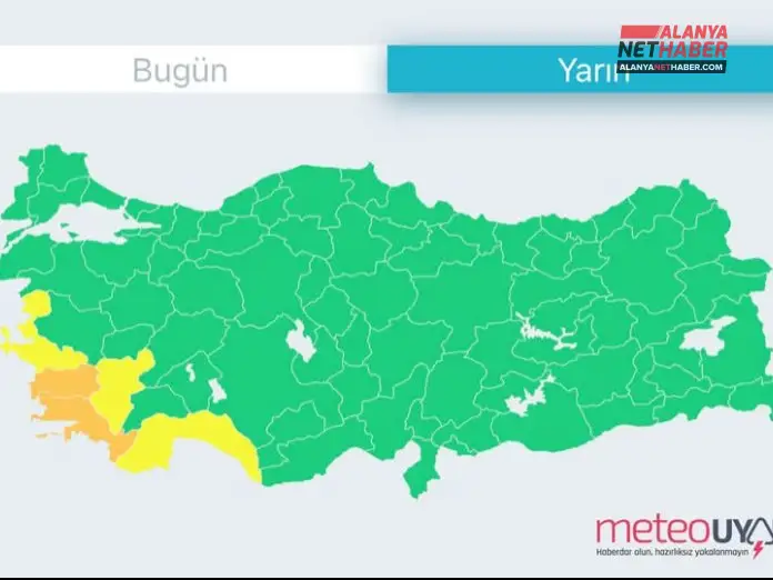 Meteoroloji Uyardı: Antalya ve Çevre İllerde Kuvvetli Sağanak Bekleniyor