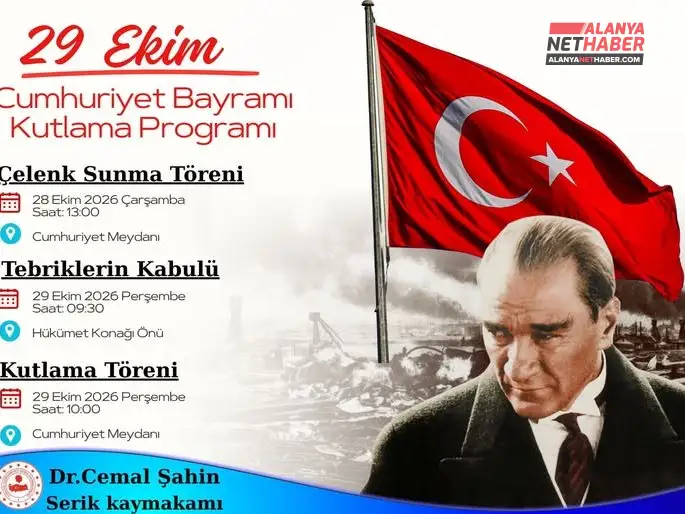 103rd Anniversary of the Republic Will Be Celebrated with Enthusiasm in Serik