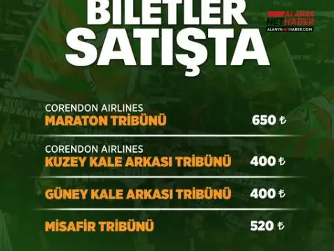 Tribünlerde Heyecan Tavan Yaptı: Biletler Satışta