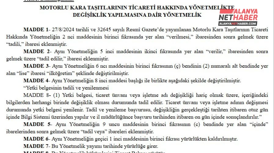 Alanya Galerici Esnafına Yetki Belgesi Müjdesi