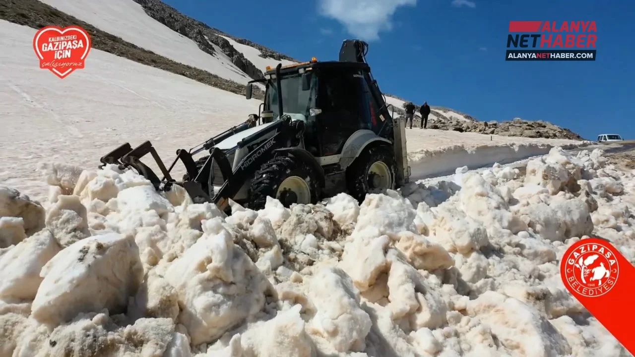 Gazipaşa Yaylalarında Kar Esareti Sona Erdi