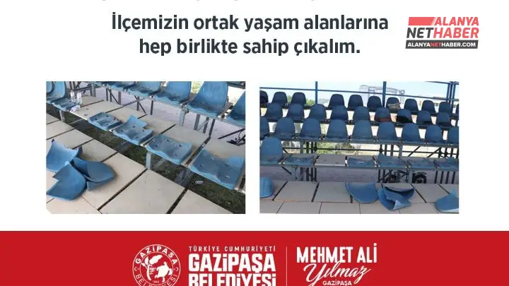 هدف المخربين الجديد ملعب مدينة غازي باشا